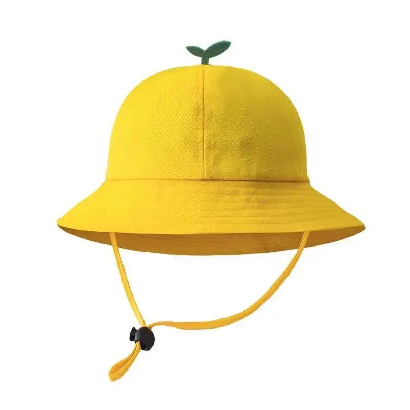 Spring New Children's Bucket Hat, Sunscreen Avisor Hat, Korean Trendy Outdoor Casual Little Yellow Hat, Kindergarten Hat