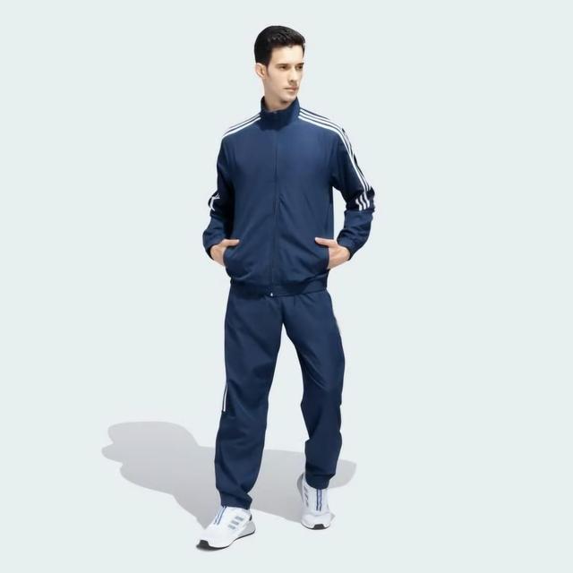 Men's Side Stripe 4 Way Polyester Track suit