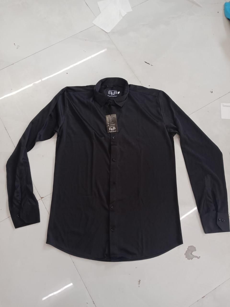 Men's Elegant Solid Long Sleeves Shirts (Pack of 4)