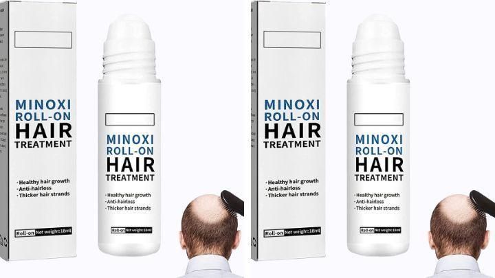 Minoxi Roll-On Hair Treatment Hair Growth Serum For Women & Men (Pack of 2)