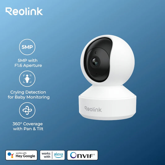 Reolink E1 Series Pro 4MP WiFi Camera Pan&Tilt 2-Way Audio Baby Monitor Indoor Cam AI Detection Home Video Surveillance Cameras