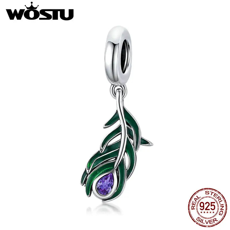 WOSTU Authentic 925 Sterling Silver Hot Sale Endless Love Charm Pendant Fit Bracelet Women Party Fashion DIY Jewelry Gift Making