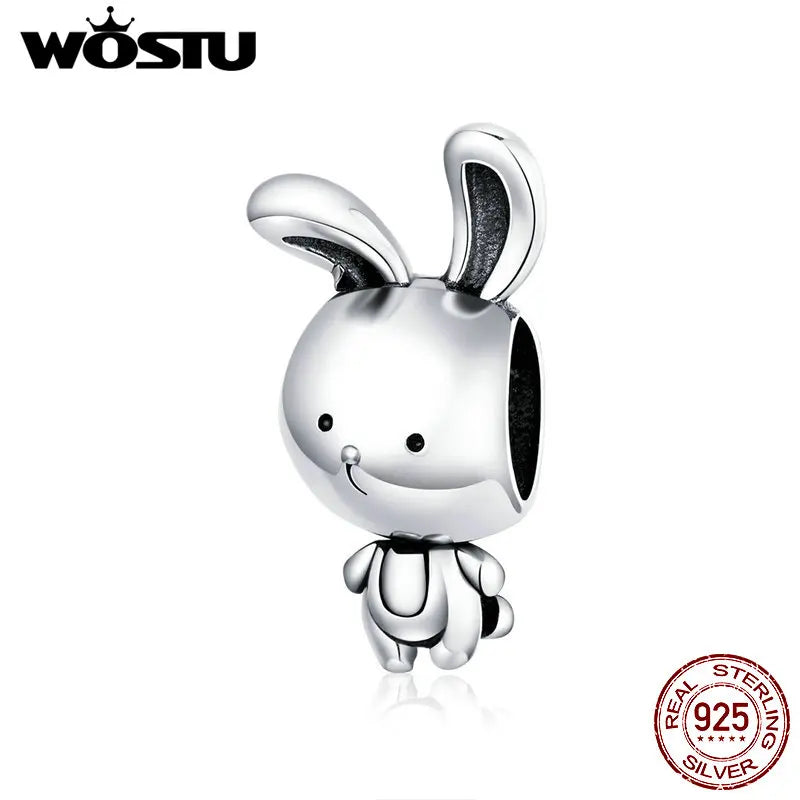 WOSTU Authentic 925 Sterling Silver Hot Sale Endless Love Charm Pendant Fit Bracelet Women Party Fashion DIY Jewelry Gift Making