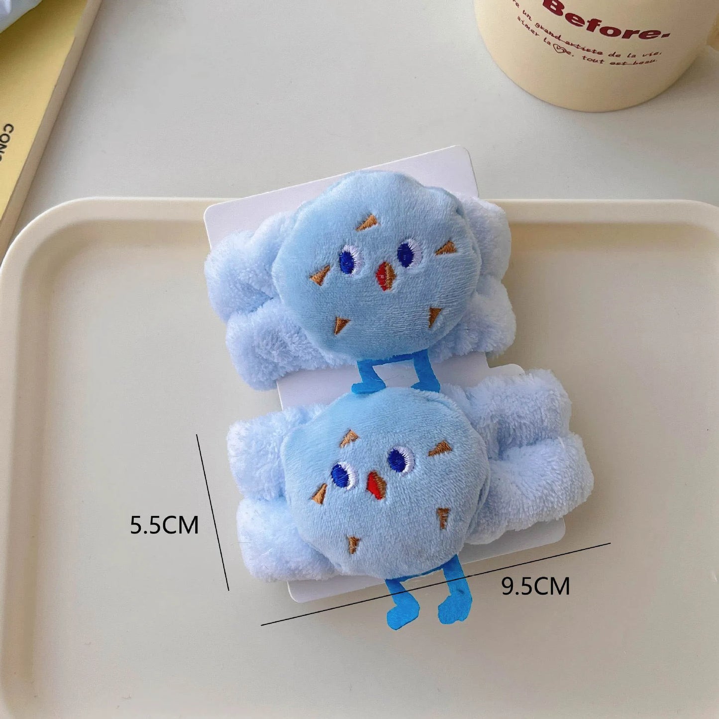 Cute Face Wash Hair Tie Wrist Atrap Children's Hand Washing Moisture-Proof Sleeves Warm Wrist Protection