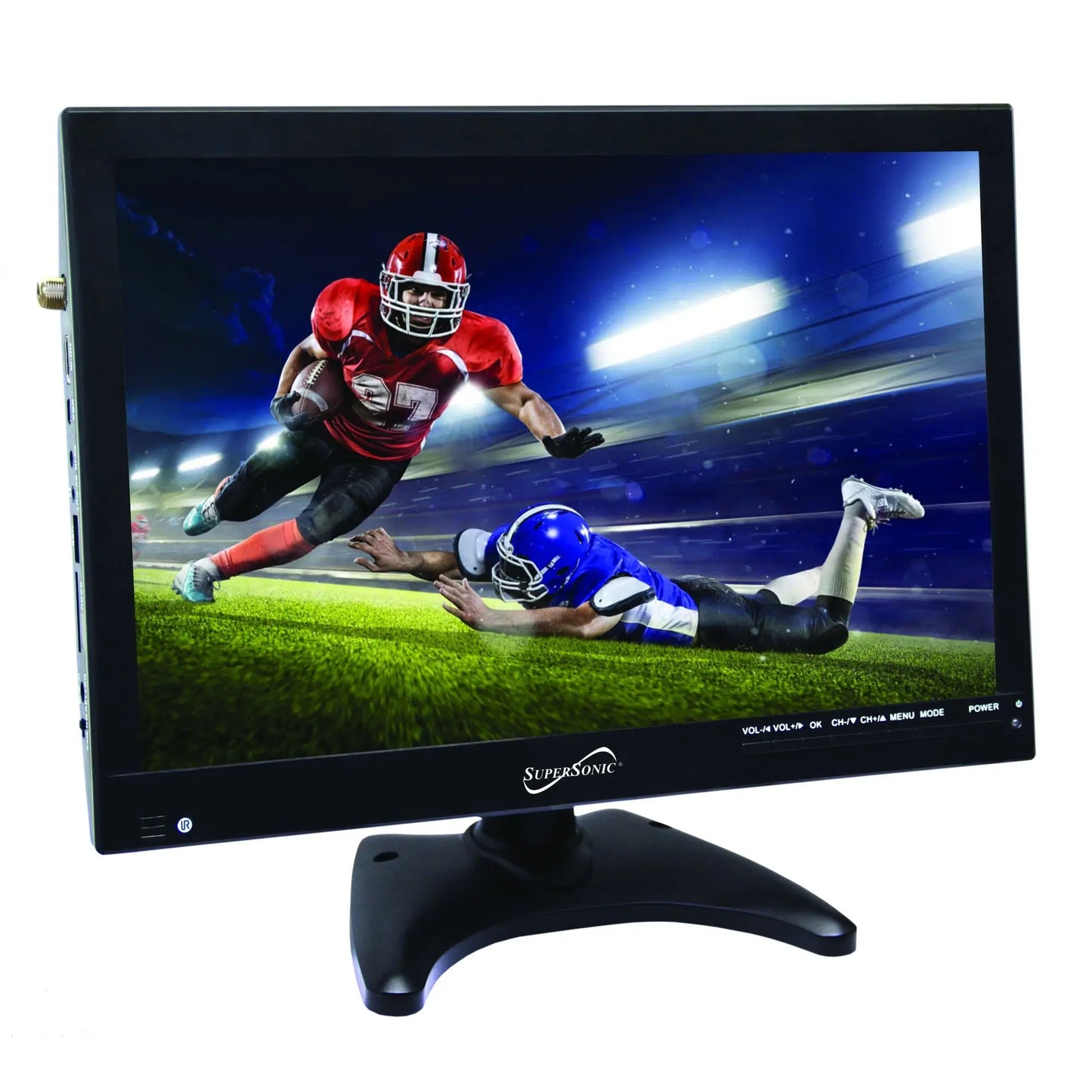 Portable 14\" Digital LED TV AC/DC Compatible with USB & SD Inputs