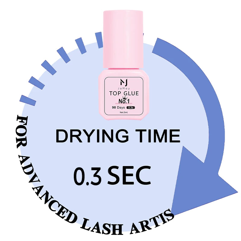 JOMAY Glue Eyelash Extensions Glue 0.3S Free Shipping 70DAYS Retention Volume Lash Adhesive Makeup Tools 5ml Lash Glue