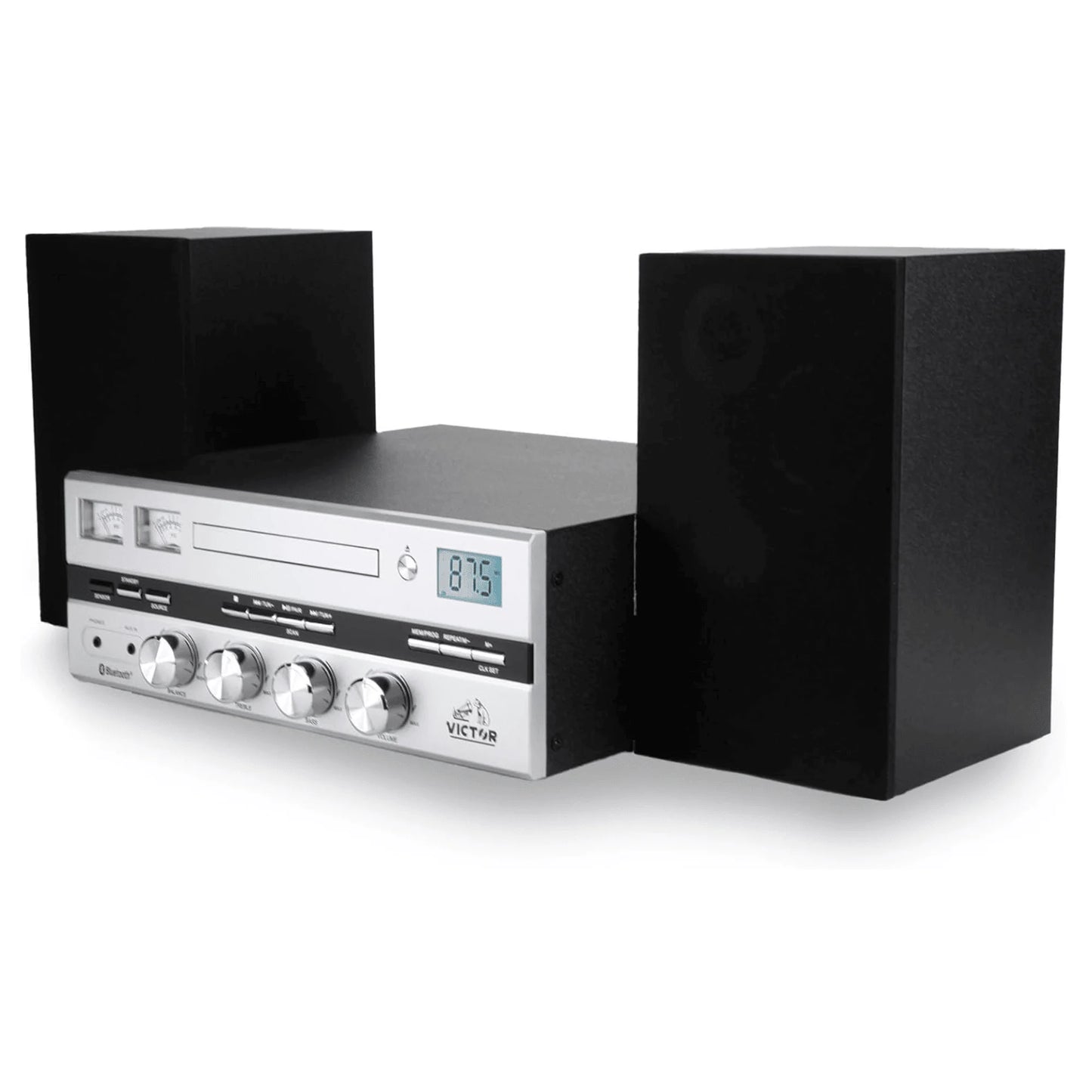 Victor Milwaukee II Desktop for Bluetooth Home Theater System with CD & Stereo Features