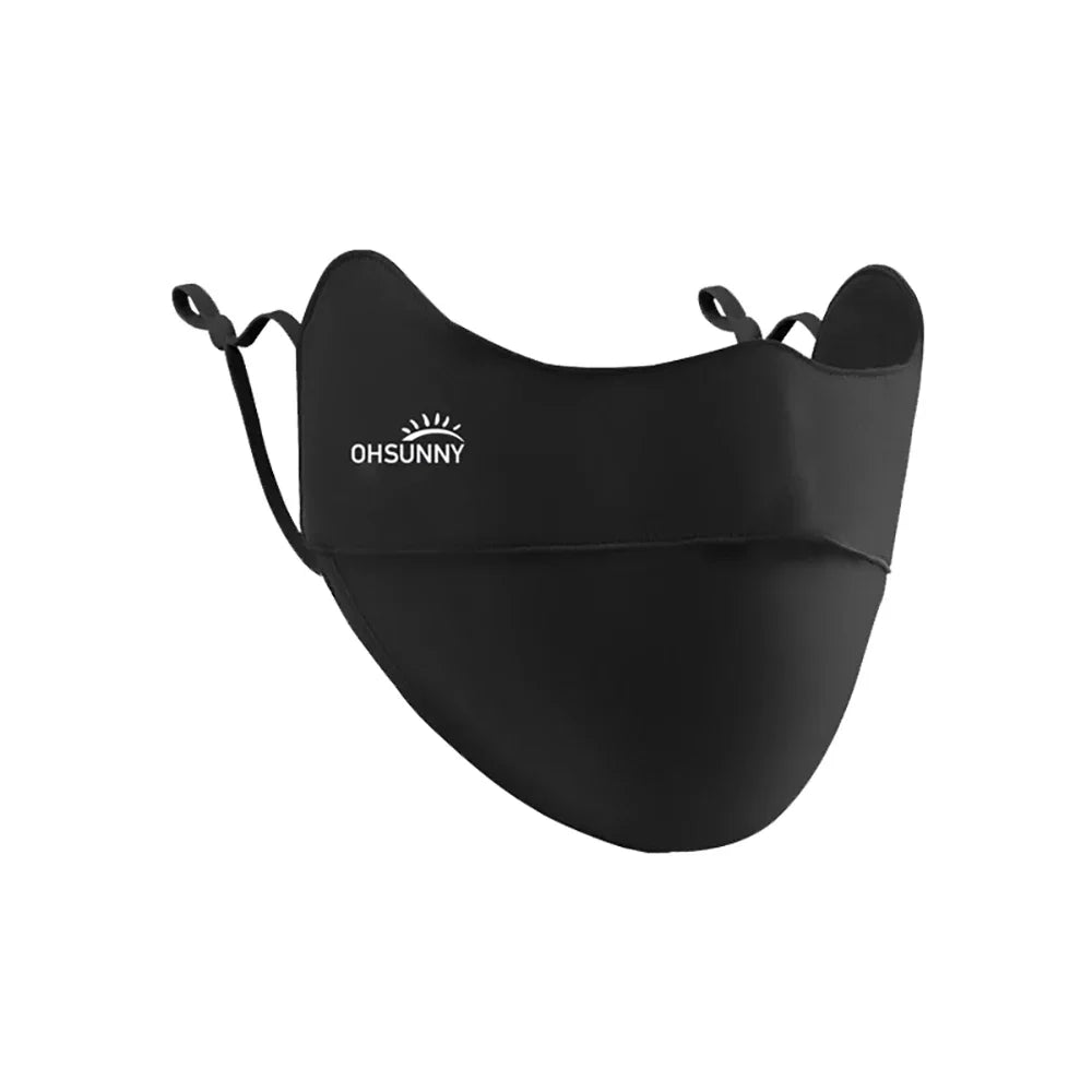 OhSunny Sun Protection Face Mask UPF 50+ Summer Outdoor Anti-UV Quick Dry Open Nose Masks Breathable Facial Mouth Cover