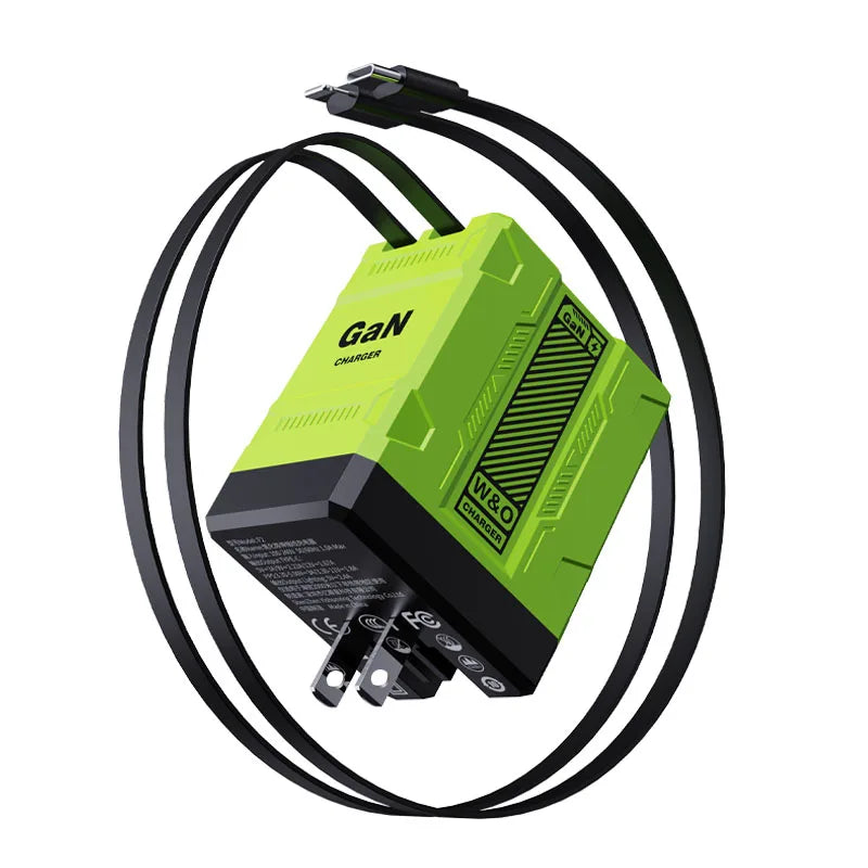 Total 20W USB C Charger GaN Fast Charging Wall Charger For iPhone Samsung Xiaomi Quick Charge EU/US Plug Phone Charger Adapter