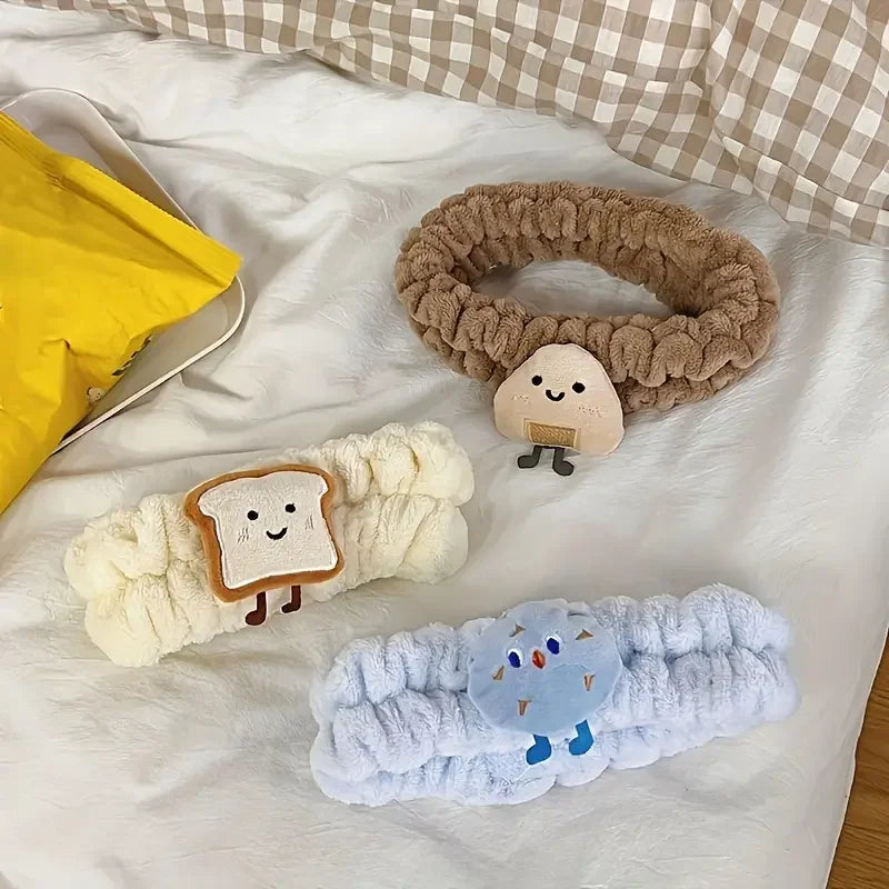 Cute Face Wash Hair Tie Wrist Atrap Children's Hand Washing Moisture-Proof Sleeves Warm Wrist Protection