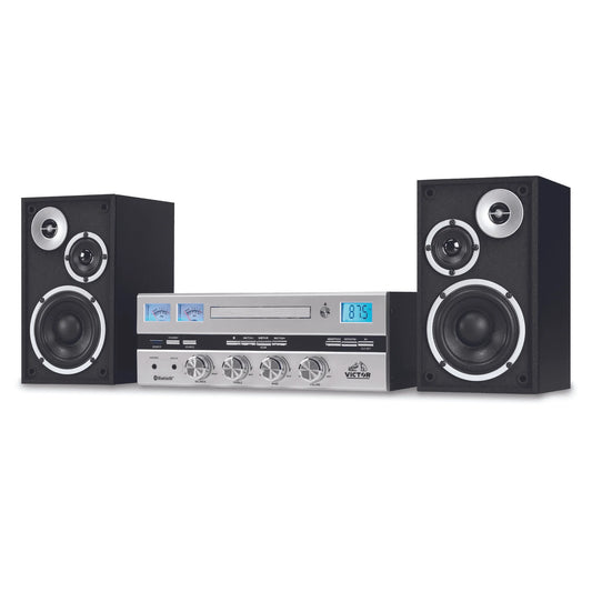 Victor Milwaukee II Desktop for Bluetooth Home Theater System with CD & Stereo Features