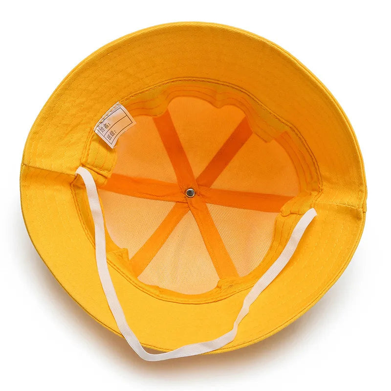 Spring New Children's Bucket Hat, Sunscreen Avisor Hat, Korean Trendy Outdoor Casual Little Yellow Hat, Kindergarten Hat