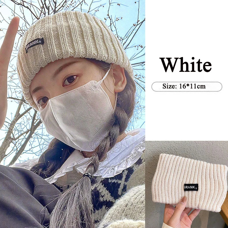 Knitted Headband Headwear Warm Thicken Wide-brim Woolen Headband Hair Accessories Hair Band Hair Band Face Wash Sports Hair Band