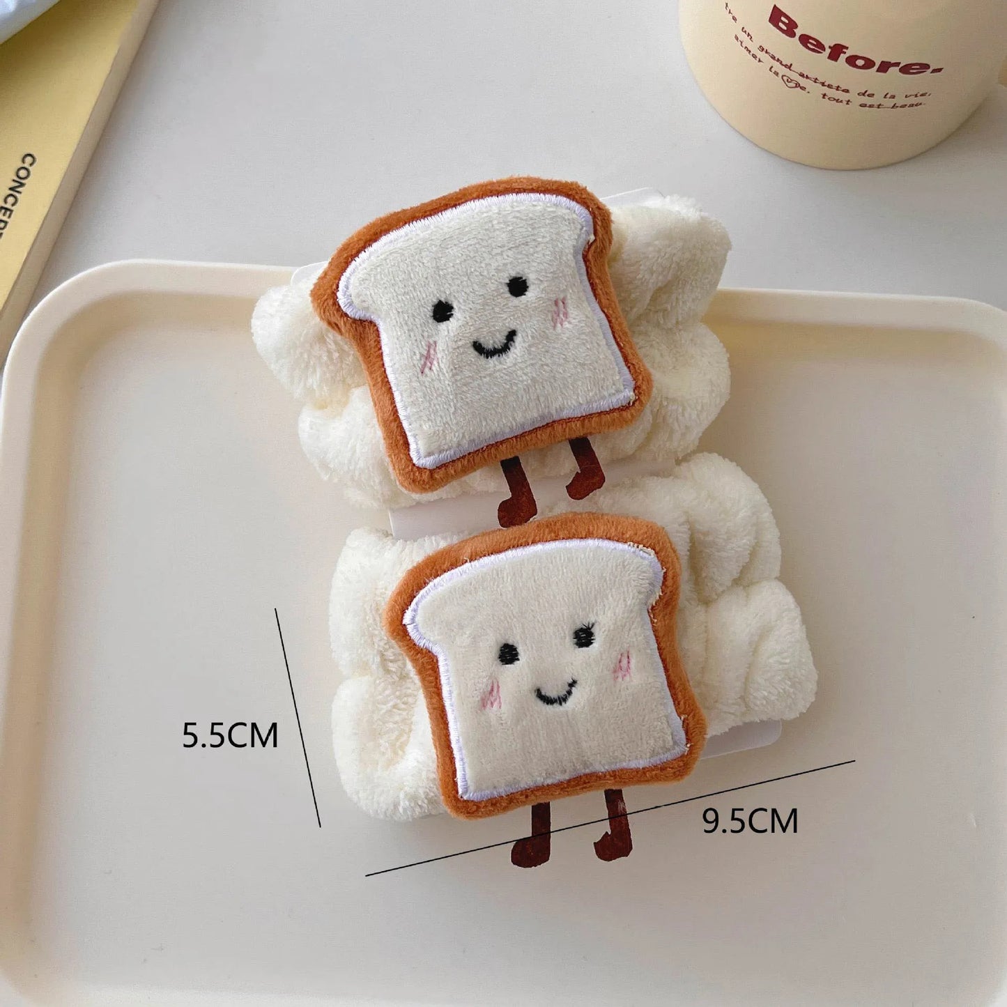 Cute Face Wash Hair Tie Wrist Atrap Children's Hand Washing Moisture-Proof Sleeves Warm Wrist Protection