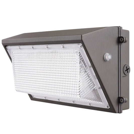 4pcs 100W 10800LM 5000K LED Wall Pack Lights Intelligent Light Sensing 180 LED Beads Energy Saving Outdoor Outdoor Wall Lamps
