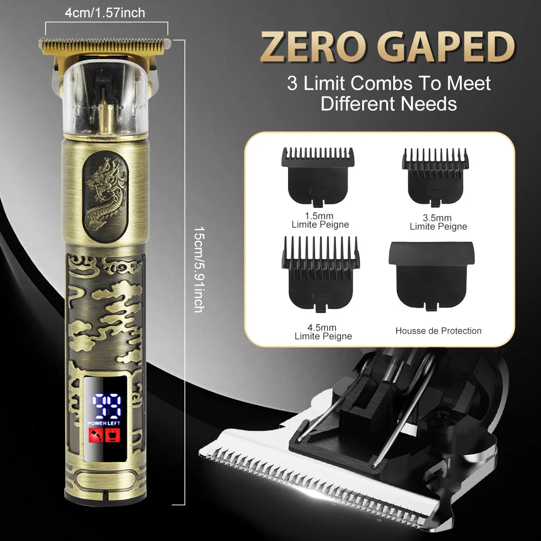 Sejoy Hair Clippers for Men Cordless Professional Electric Trimmers Rechargeable lLED Display Hair Cutting Kits