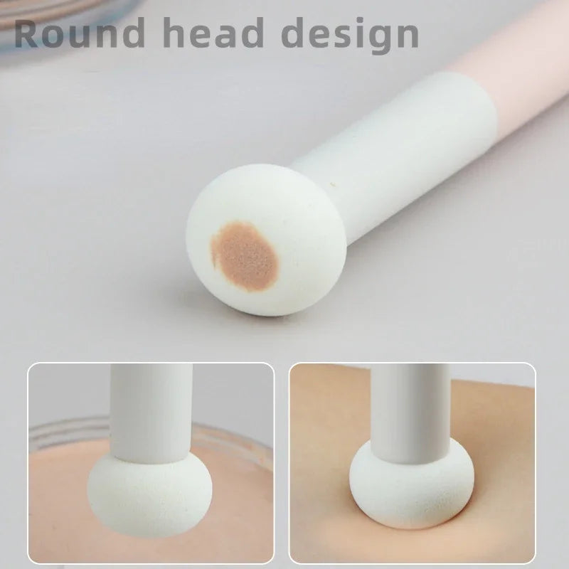 Concealer Makeup Brush Mushroom Sponge Head Professional Lip Cosmetic Brush Face Foundation Blending Beauty Women Make Up Tools