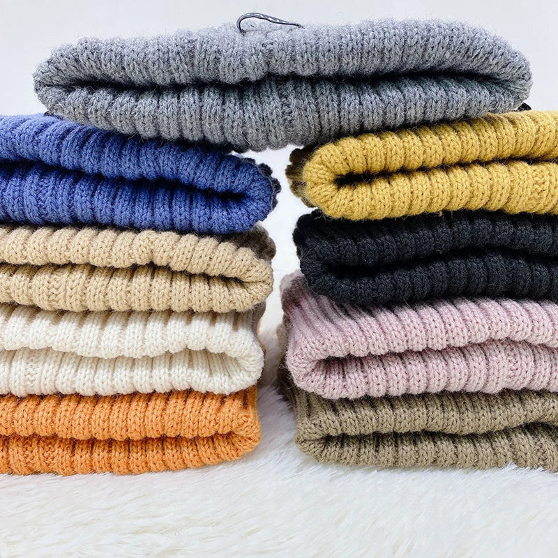 Knitted Headband Headwear Warm Thicken Wide-brim Woolen Headband Hair Accessories Hair Band Hair Band Face Wash Sports Hair Band