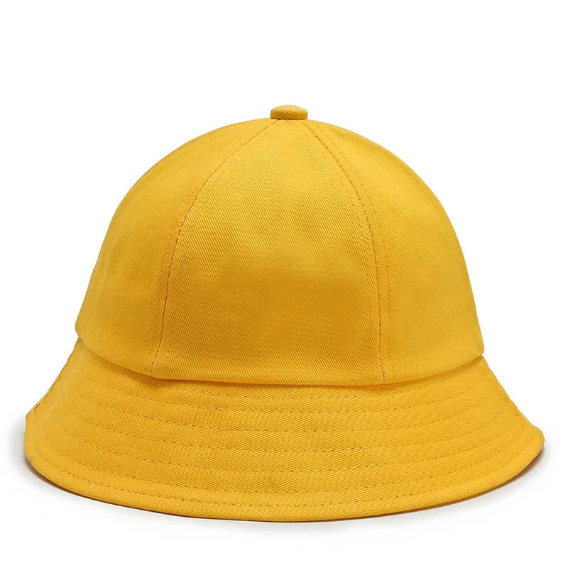 Spring New Children's Bucket Hat, Sunscreen Avisor Hat, Korean Trendy Outdoor Casual Little Yellow Hat, Kindergarten Hat