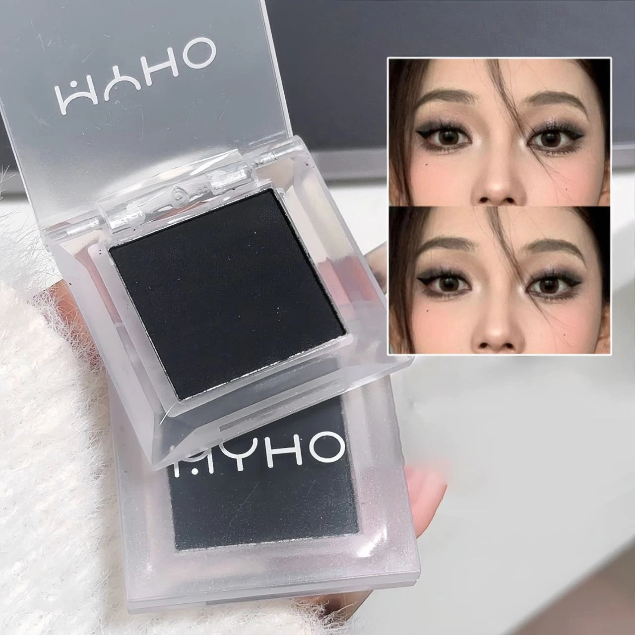 Monochrome White Jade Highlighter Eye Shadow Palette Waterproof Matte White Brighten Eye Head Lying Silkworm Eyeshadow Make Up