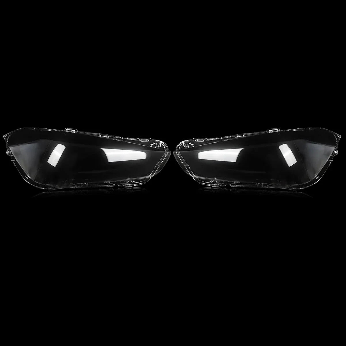 Pair of Headlight Lens Cover Cap For BMW X1 F48 F49 2016-2019 Left Right Side