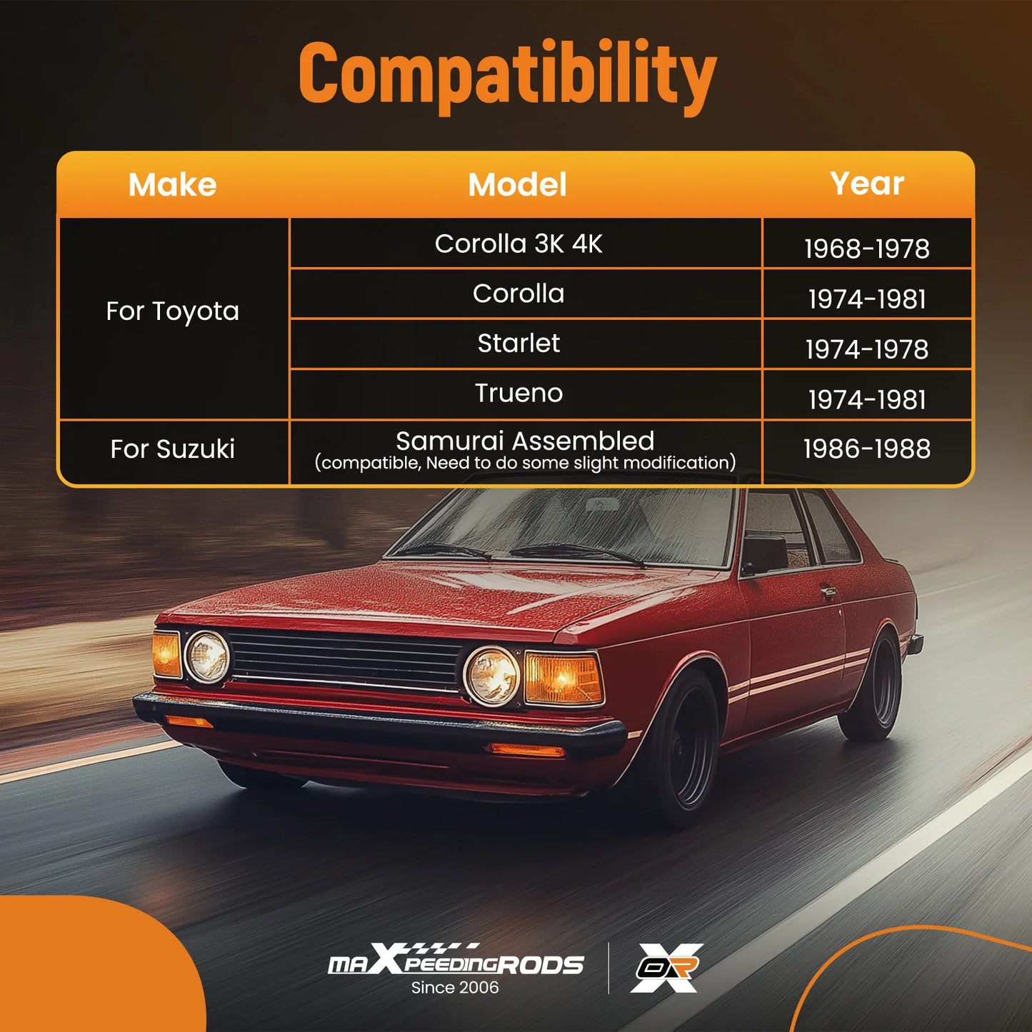 Carburetor for Toyota Corolla 3K 4K Engine 121100-24034 21100-24035 21100-24045