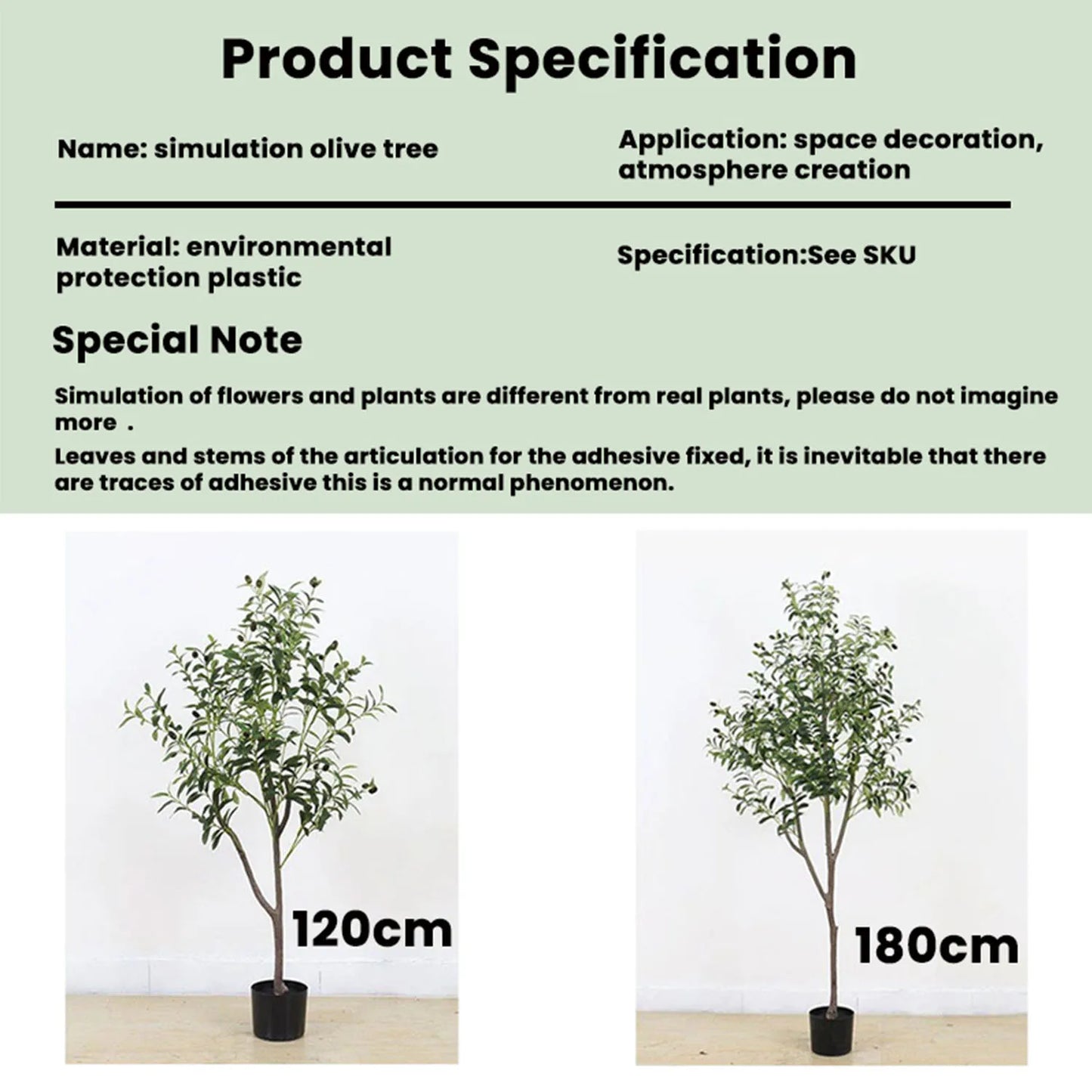 Realistic Artificial Olive Tree, Lifelike Faux Olive Plant for Home, Office, Garden Décor