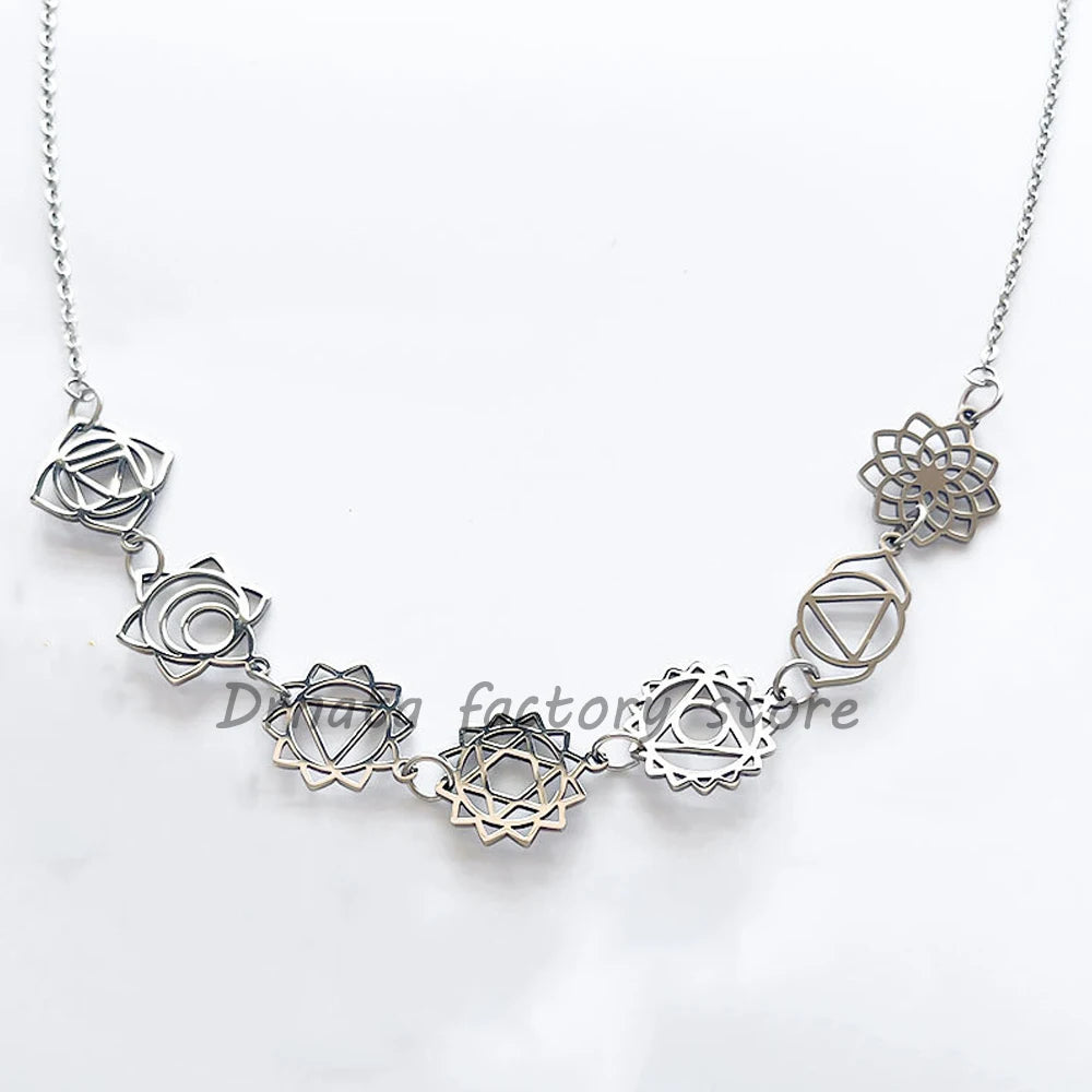 Stainless steel hollow out long charm pendant for women ladies girls sliver gold color clavicle chain necklace personality jewel