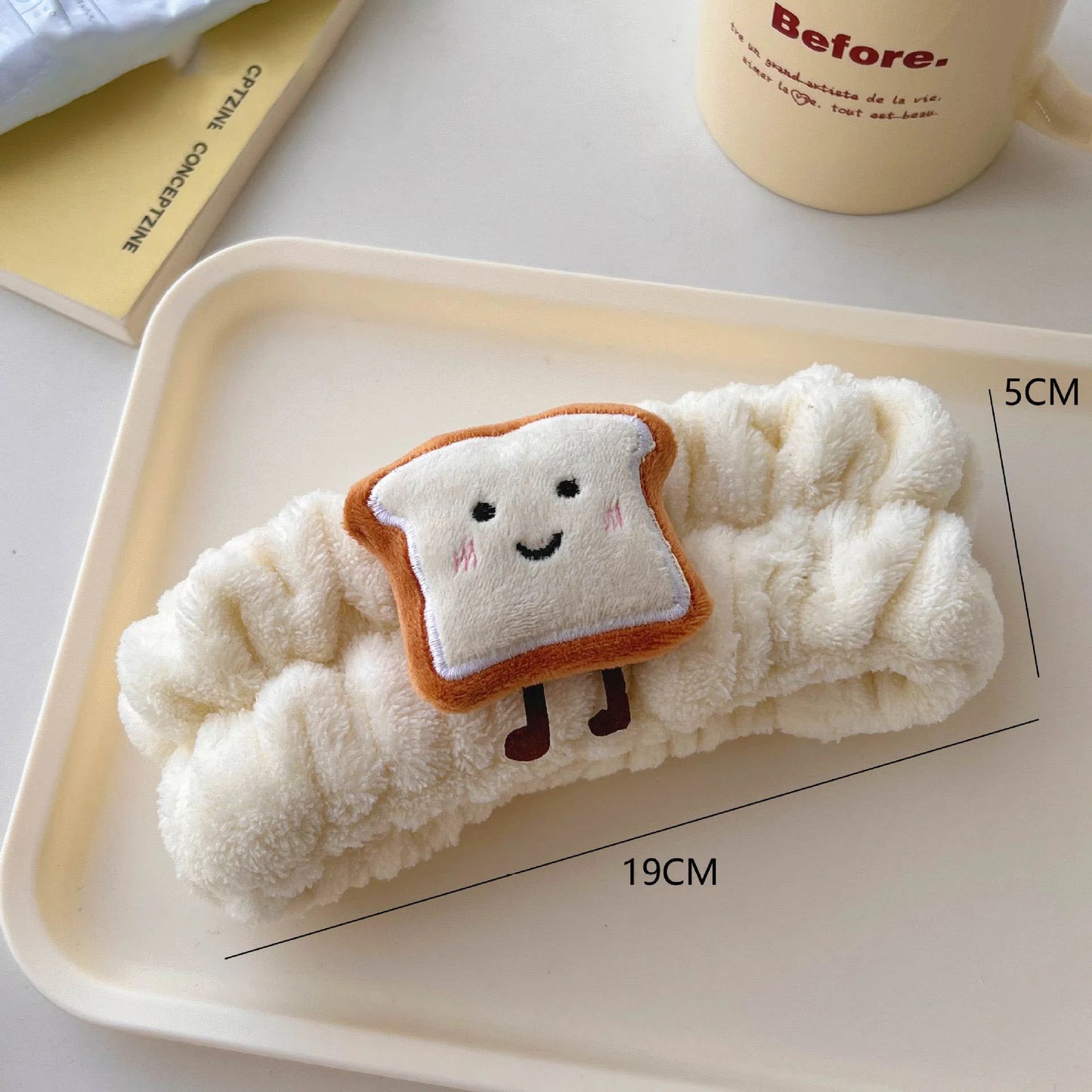 Cute Face Wash Hair Tie Wrist Atrap Children's Hand Washing Moisture-Proof Sleeves Warm Wrist Protection